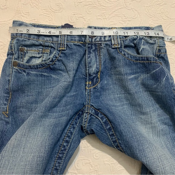 Seven7 Medium Wash Low Rise 100% Cotton Denim Bootcut Jeans - Picture 5 of 7